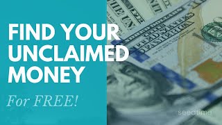 How to find unclaimed money for FREE [upl. by Boiney]