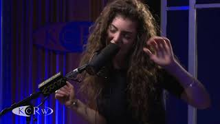 Lorde performing quotRoyalsquot Live on KCRW [upl. by Otreblif]