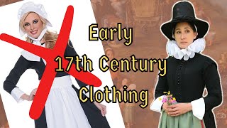 Getting Dressed in Early 17th Century Historical Clothing 16001625 [upl. by Keene517]