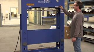 H frame Hydraulic press 30 ton  RK Machinery [upl. by Vittoria399]