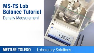 Density Measurement with Laboratory Balances [upl. by Naerol]