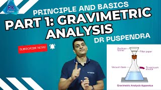 Part 1 Gravimetric Analysis  Principle and Basics [upl. by Medlin]