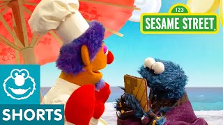 Sesame Street Cookie Relaxes on Pecan Sandy Beach  Smart Cookies [upl. by Aryn647]