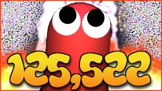 125000K WORLD RECORD MASS GAMEPLAY  SLITHERIO WORLD RECORD YouTube Highscore [upl. by Hollander133]