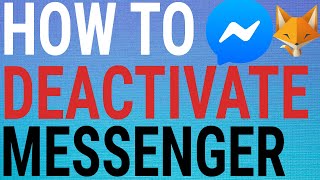 How To Temporarily Deactivate Messenger Account [upl. by Joshuah]