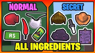 How to get all INGREDIENTS  SECRET INGREDIENTS in WACKY WIZARDS 🧙  Roblox [upl. by Langbehn]