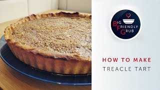 How to make TREACLE TART  British Tart Recipe [upl. by Abdel28]