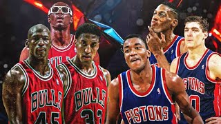 1989 NBA Eastern Conference Finals Detroit Pistons vs Chicago Bulls Full Series Highlights [upl. by Pohsib892]