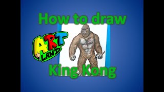 How to draw King Kong [upl. by Yrag]