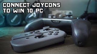 Tutorial Connecting Nintendo Joycons amp Pro controller over PC Bluetooth [upl. by Eilyah]