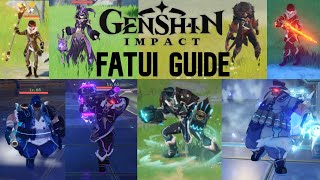 Fatui Enemy Guide  Handbook  Genshin Impact [upl. by Jobina]