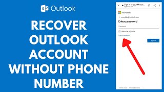 How to Recover Outlook Account Without Phone Number [upl. by Gabriell25]