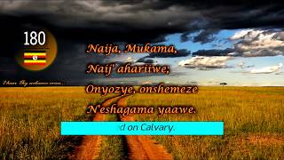 Hymn 180 Mpuriir eiraka ryawe English I hear thy welcome voice Lyrics [upl. by Ahsiakal]