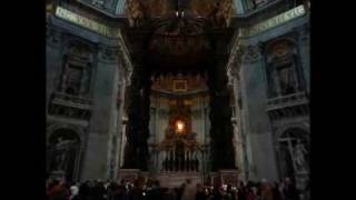 Bernini Cathedra Petri Chair of St Peter [upl. by Galen]