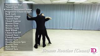 Waltz Bronze Routine Count [upl. by Safko]