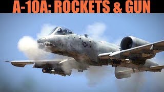 A10A Warthog Rockets amp Gun Tutorial  DCS WORLD [upl. by Phalan]