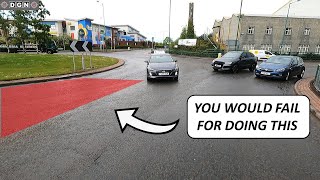 Staying in the Correct Lane on Roundabouts  60 SECOND DRIVING TIP [upl. by Akerdna737]