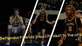 BETTENDORF BEATS IOWA CITY WEST IN SUB STATE [upl. by Lachus]