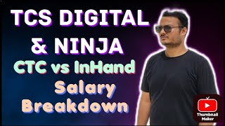 TCS Digital amp Ninja CTC vs InHand Salaries  Salary Breakdown [upl. by Ariane]